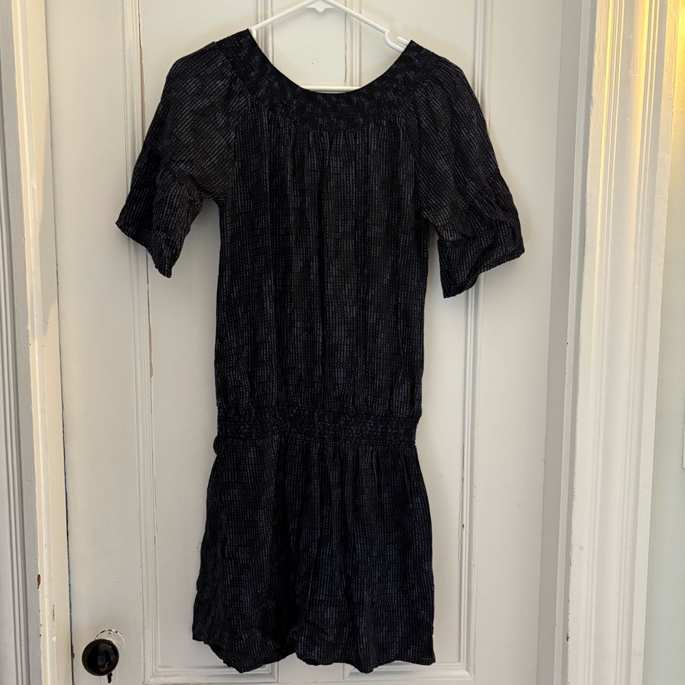 Prana Black Short Sleeve Dress